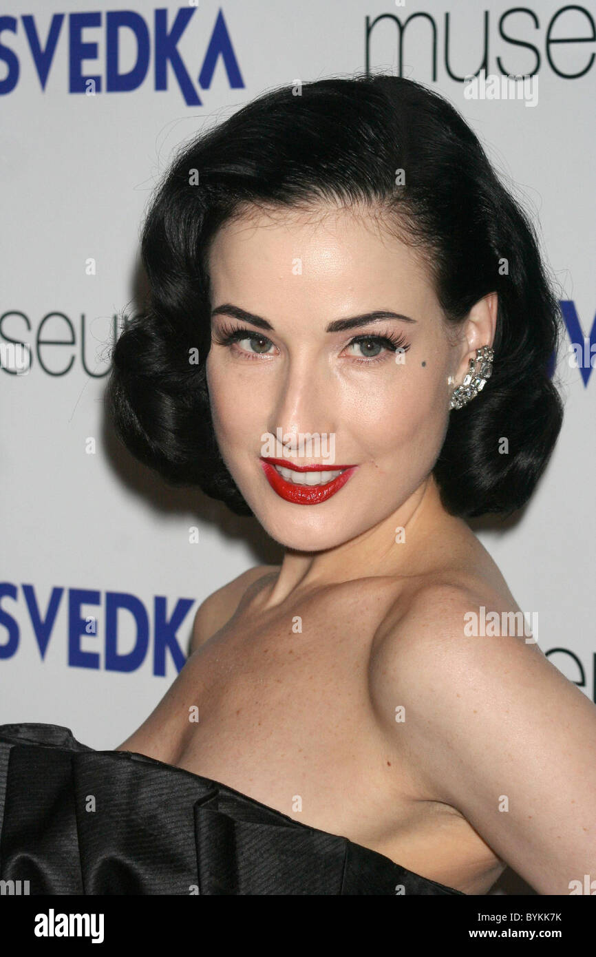 Dita Von Teese at the Museum of Sex gala New York City, USA - 16.05.07