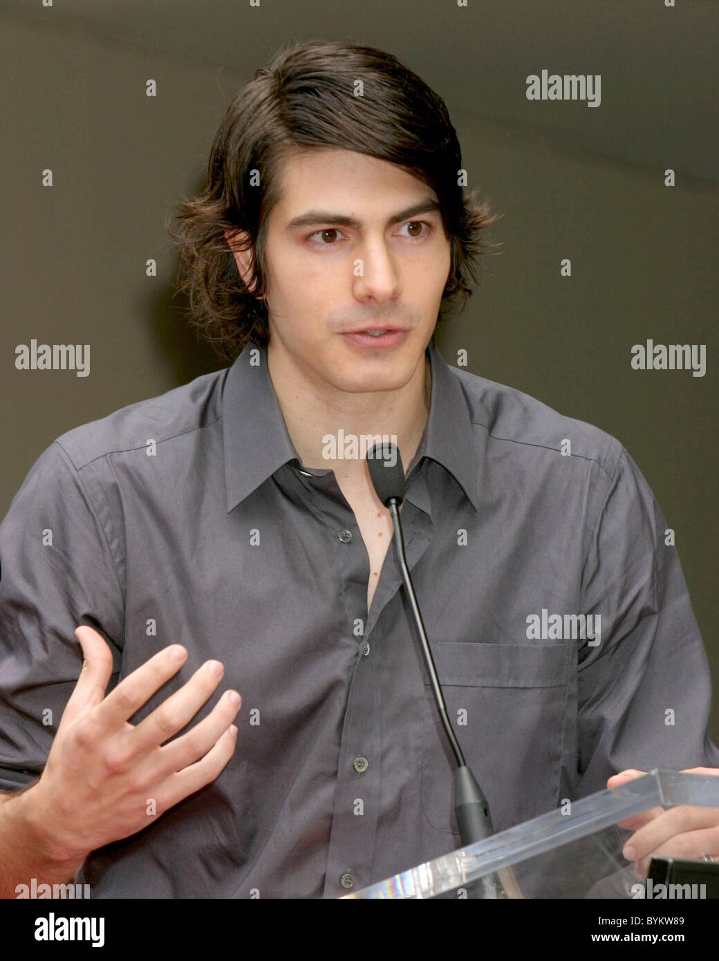 Brandon Routh Jon Peters receives a star on the Hollywood Walk of Fame ...