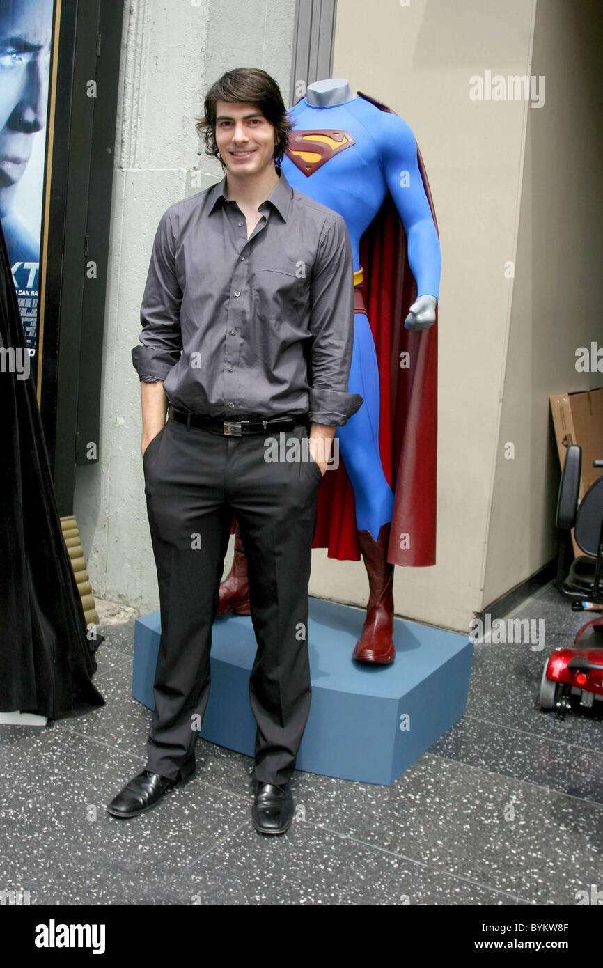 Brandon Routh Jon Peters receives a star on the Hollywood Walk of Fame ...