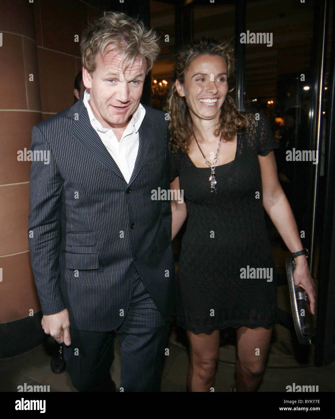 Gordon Ramsay and Tana Ramsay leaving David Beckham’s birthday party