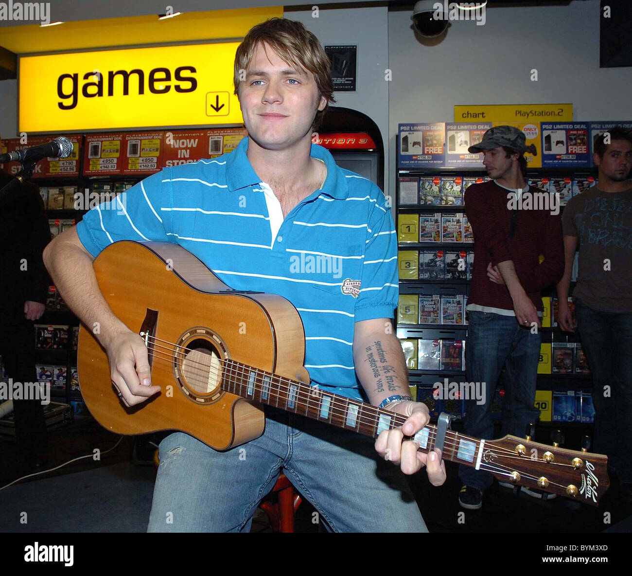 Brian McFadden performs his new single 'like Only a Woman Can' at HMV