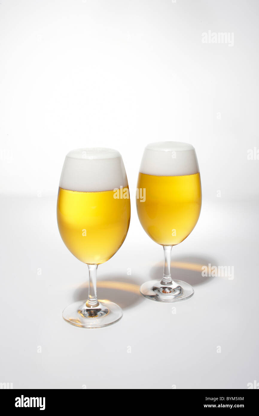 Two Beers Stock Photo