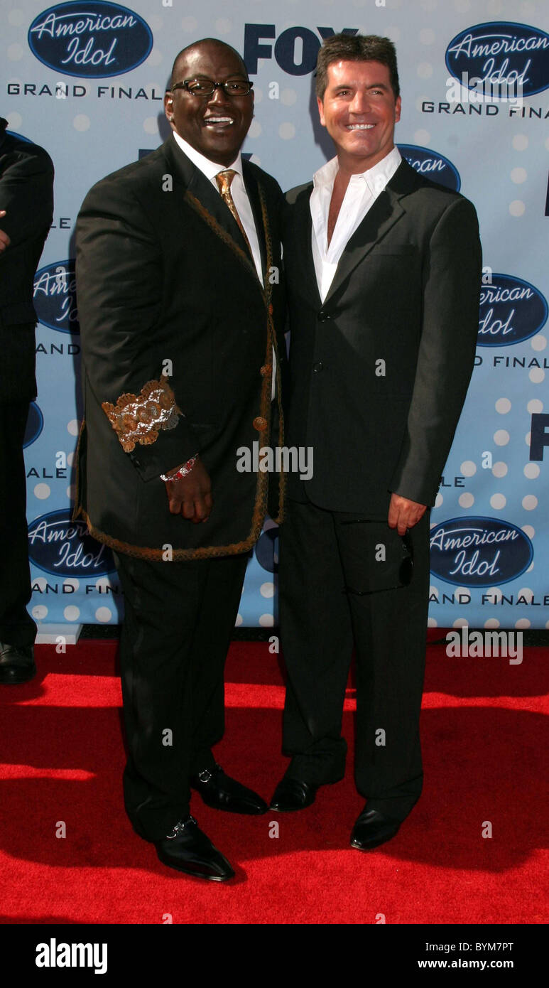 Randy Jackson and Simon Cowell American Idol Season 6 finale at the