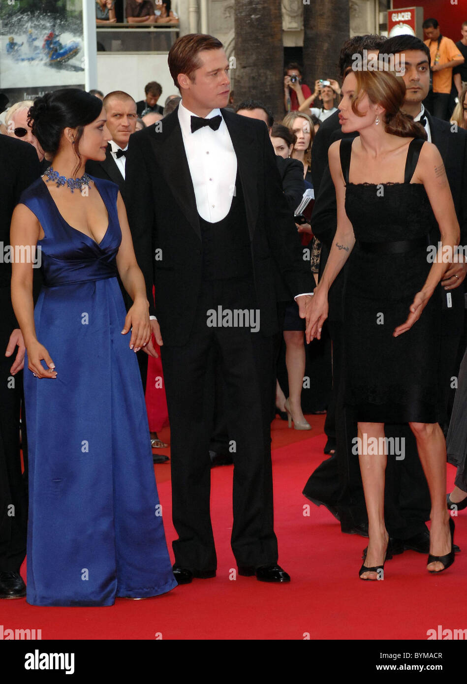 Angelina Jolie and Brad Pitt 2007 Cannes Film Festival Day 6 - 'A Mighty  Heart' Premiere Cannes, France  Stock Photo - Alamy
