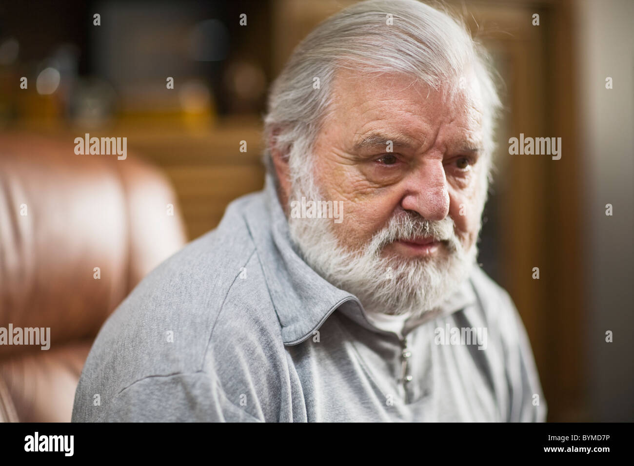 Older gray hair man hi-res stock photography and images - Alamy