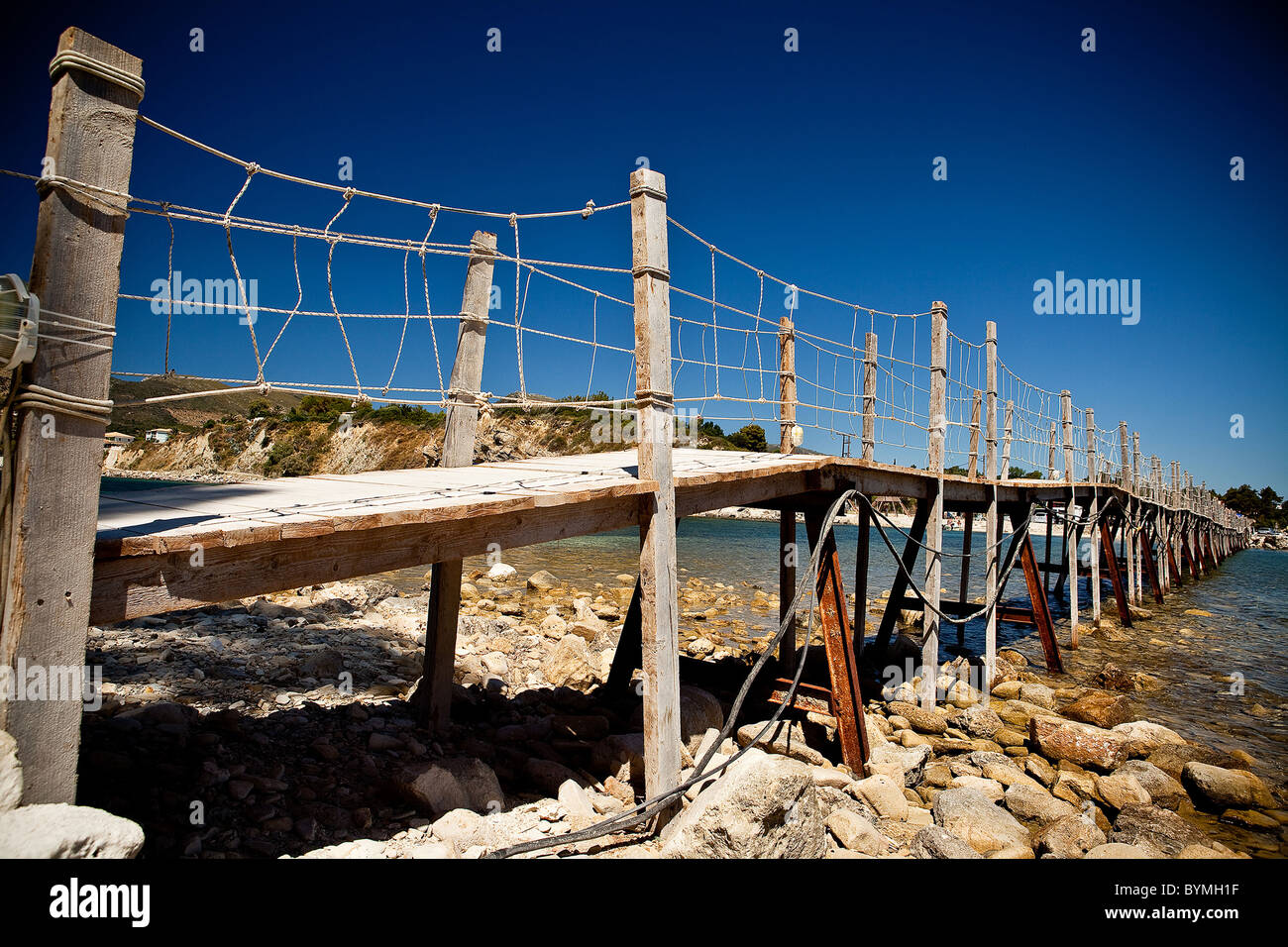 Bridge Rope Over Water Bridge ropes hi-res stock photography and images - Alamy