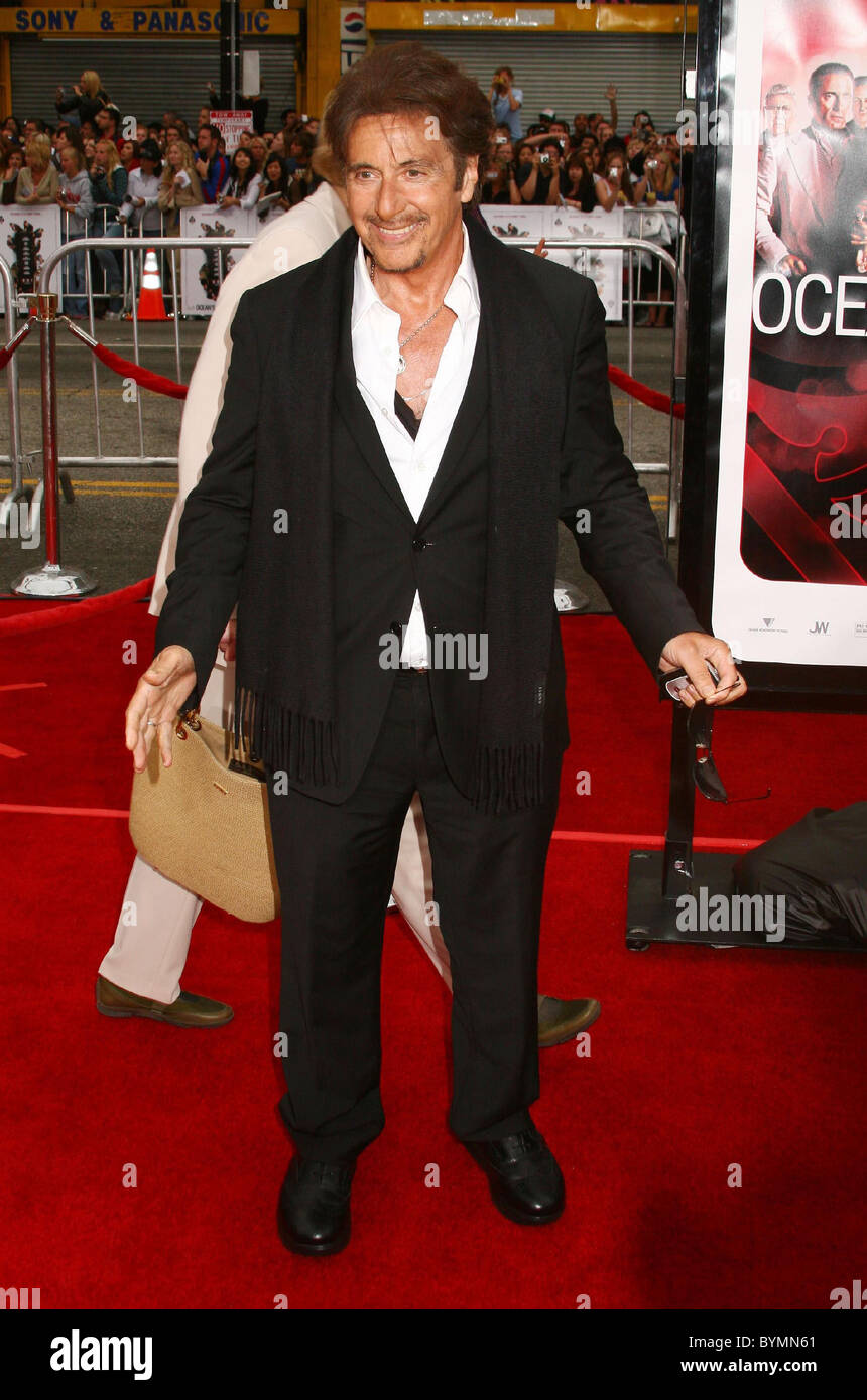 Al Pacino Los Angeles Premiere of 'Ocean's 13' held at Grauman's
