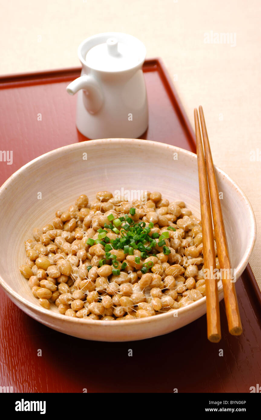Nattou Fermented Soybeans Stock Photo - Download Image Now - 2015