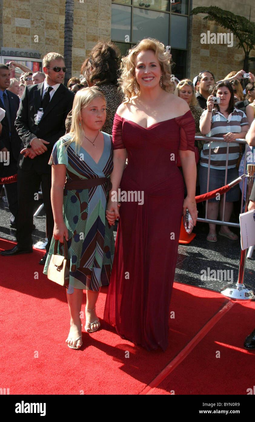 Genie Francis & daughter 34th Annual Daytime Emmy Awards - Arrivals Kodak Theater Hollywood, California - 15.06.07 Stock Photo