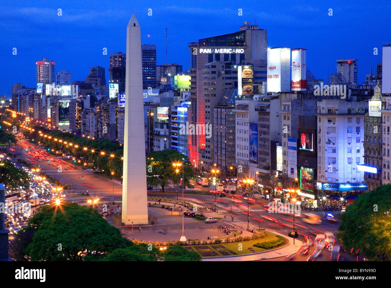 Aerial buenos aires obelisk High Resolution Stock Photography and ...