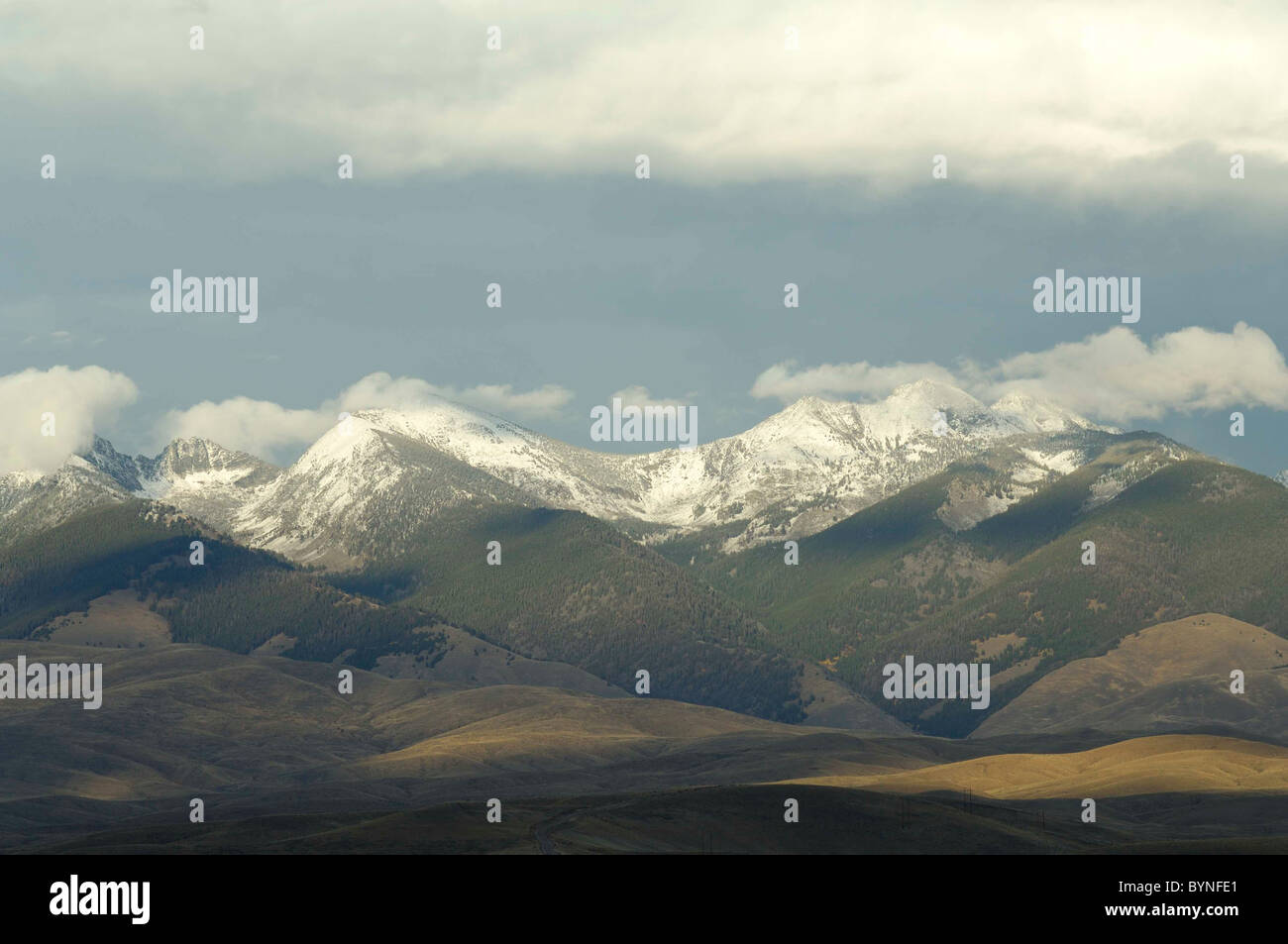 Sunset, Bitterroot Mountains, Salmon, Idaho Stock Photo Alamy