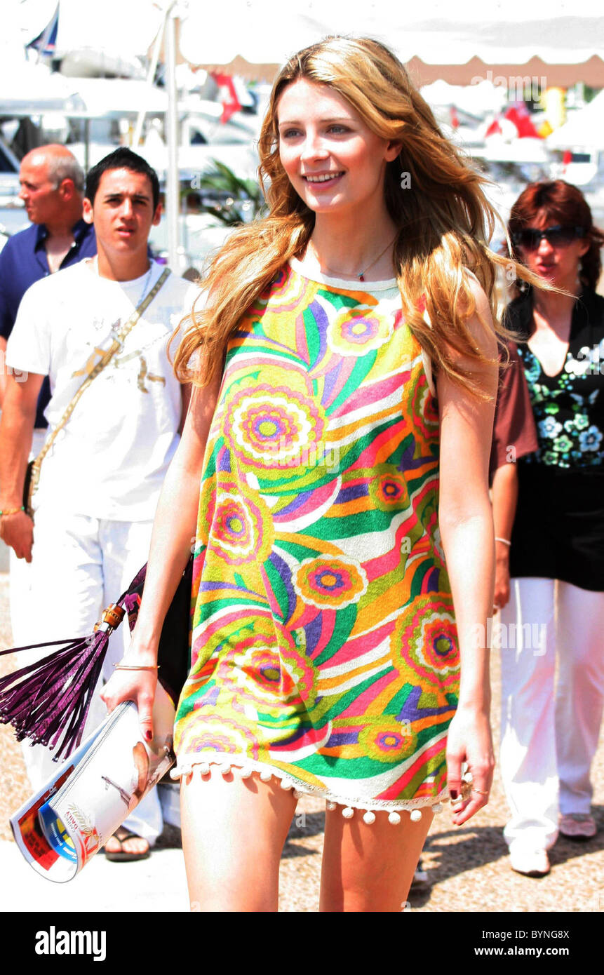 Mischa Barton on Roberto Cavalli's boat during the 2007 Cannes Film ...