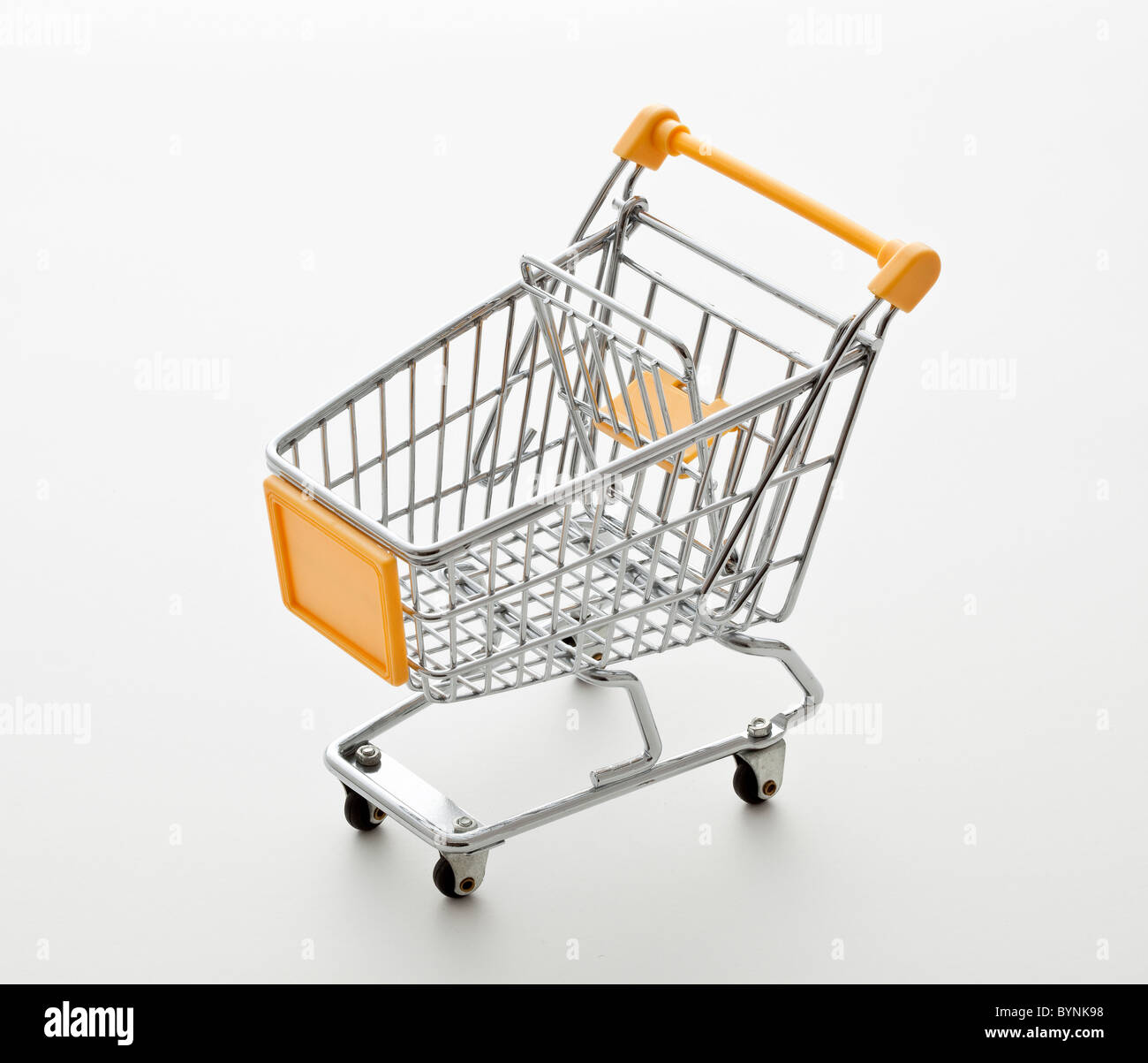 Small Shopping Cart Single Object Stock Photo