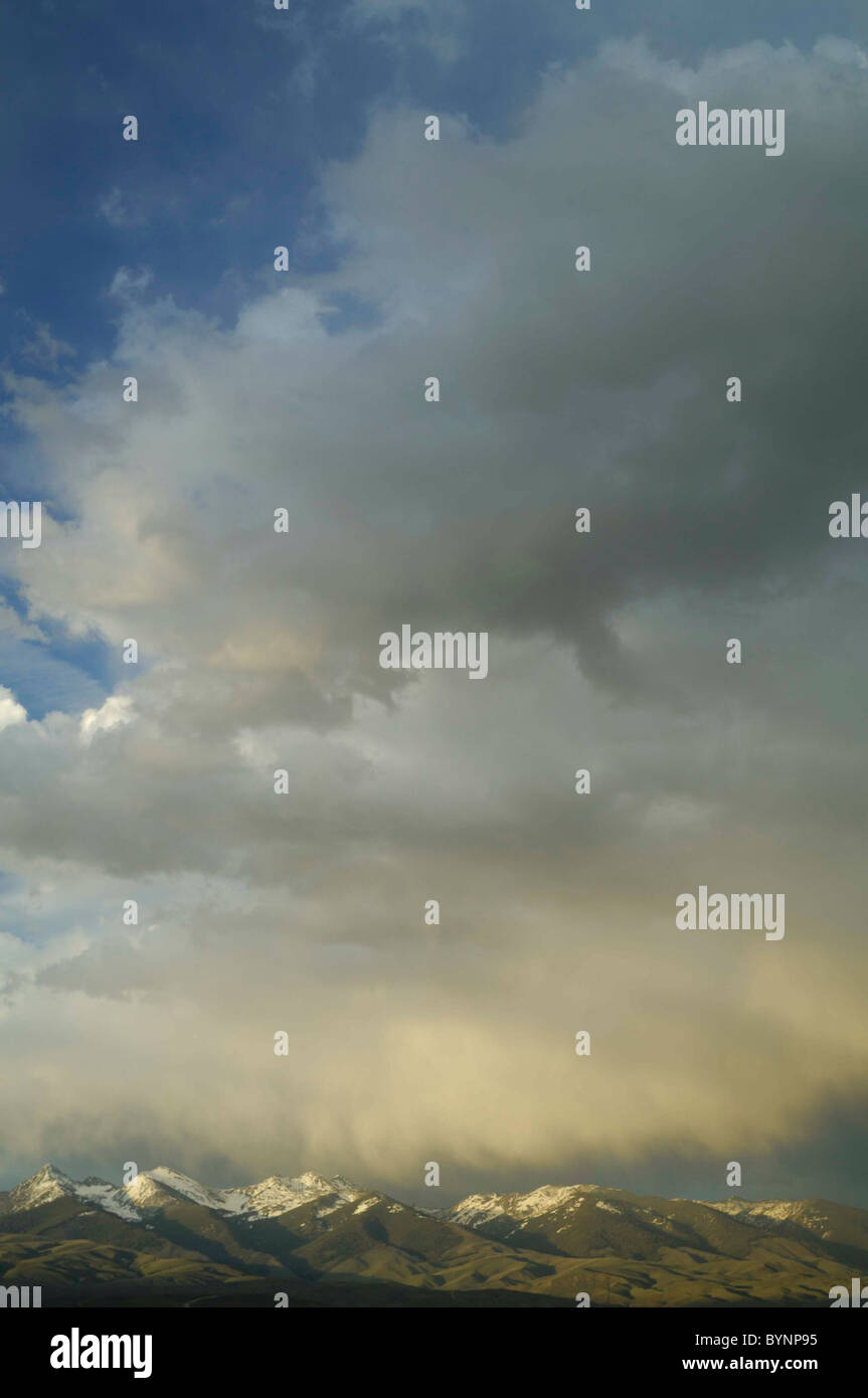 Sunset, Bitterroot Mountains, Salmon, Idaho Stock Photo Alamy