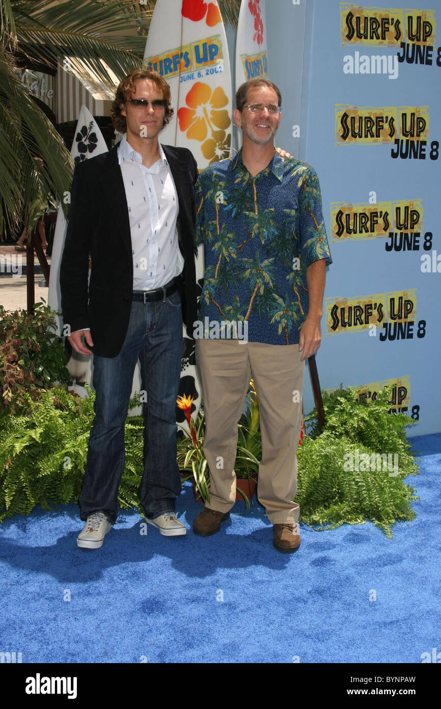 Ash Brannon and Chris Buck Premiere of 'Surfs Up' - Arrivals held at ...