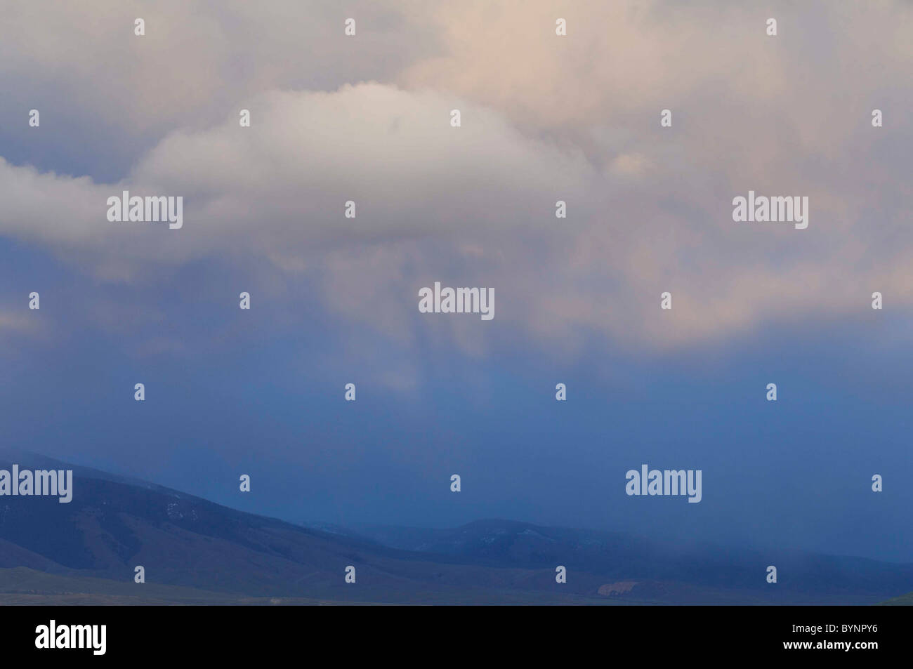 Sunset, Bitterroot Mountains, Salmon, Idaho Stock Photo Alamy
