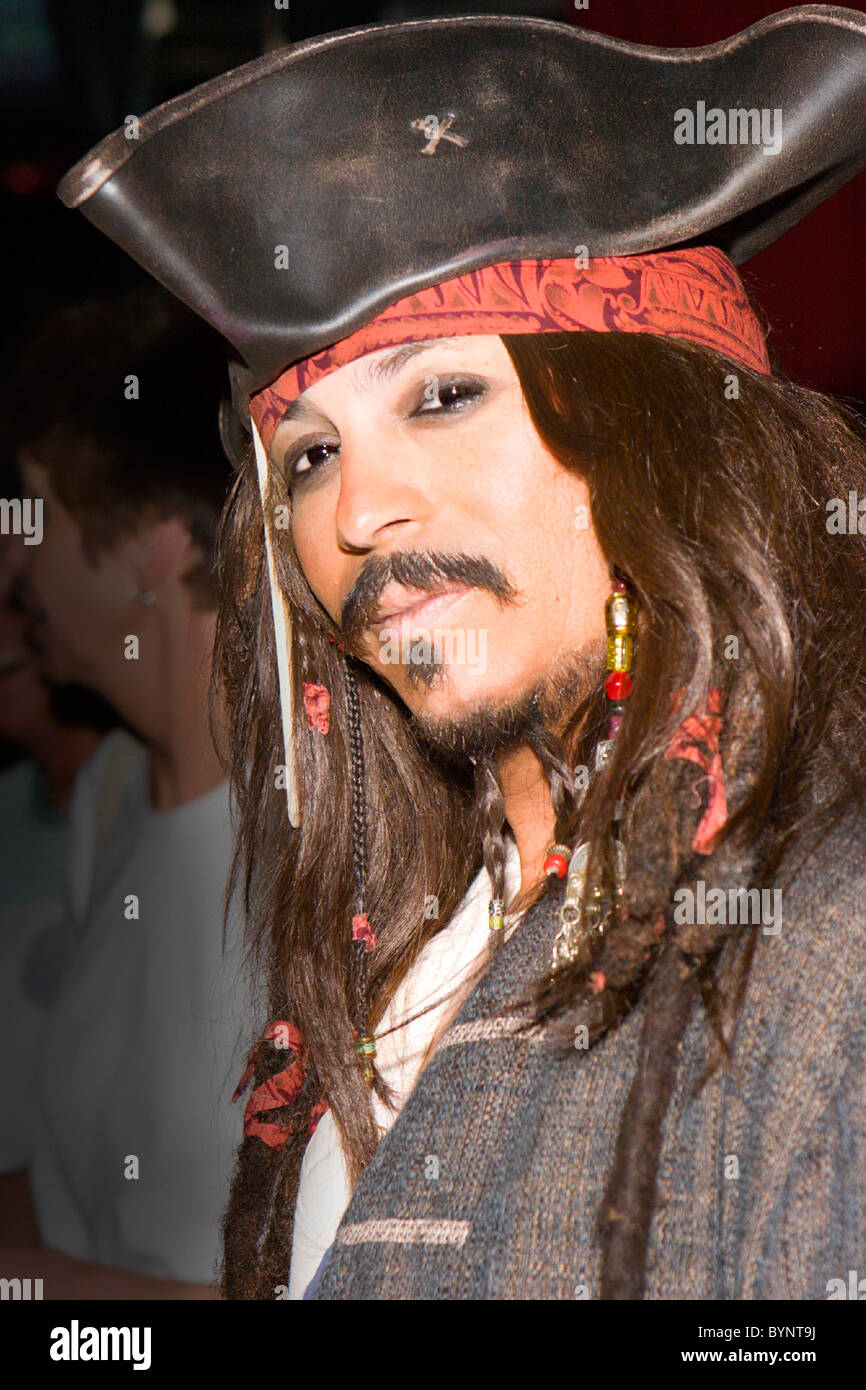 Captain Jack Sparrow (Johnny Depp) lookalike 16th annual 'The Reel Awards' Imperial Palace Hotel and Casino Las Vegas, Nevada - Stock Photo
