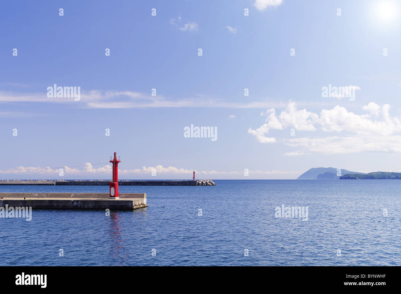 Sea Lighthouse Built Structure Architecture Stock Photo