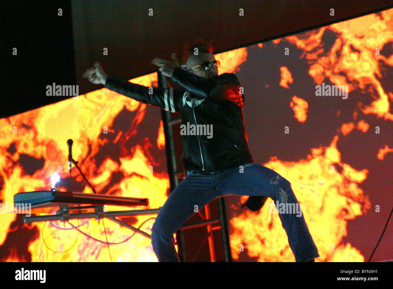 Maynard James Keenan of 'Tool' performing at AT&T Center San Antonio