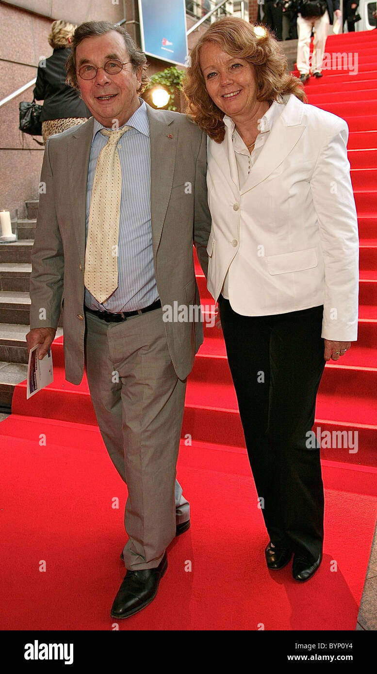Prof. Dr. Hellmuth Karasek and wife Armgard, Hamburg Media Night at Nox