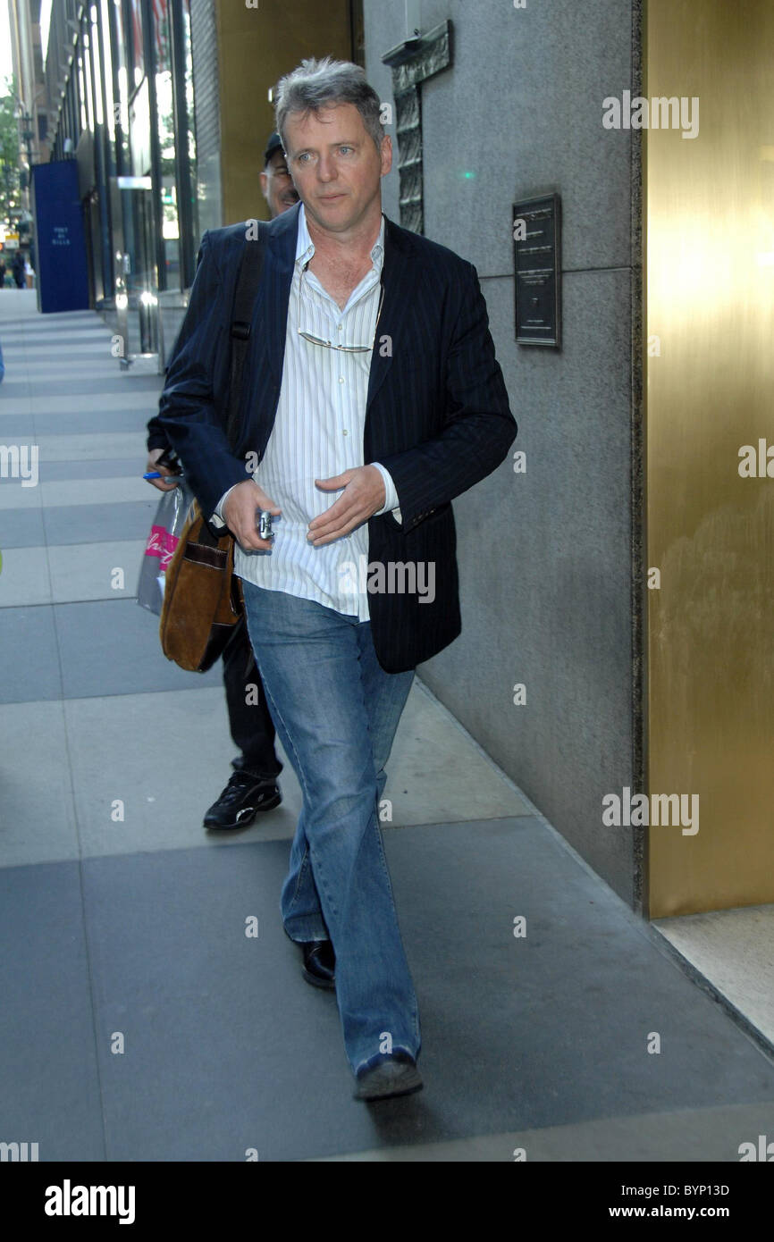 Aidan Quinn outside the CW11 Morning Show studios New York City, USA - 22.05.07 Stock Photo