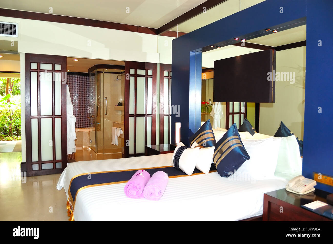 Villa interior at the luxury hotel, Phuket, Thailand Stock Photo - Alamy