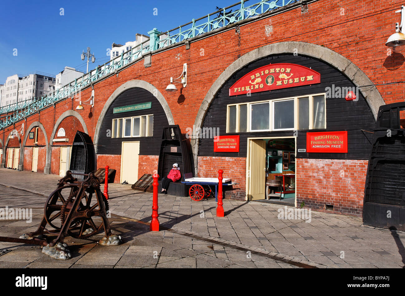 The Fishing Museum on the seafront at Brighton, East Sussex, England Stock Photo