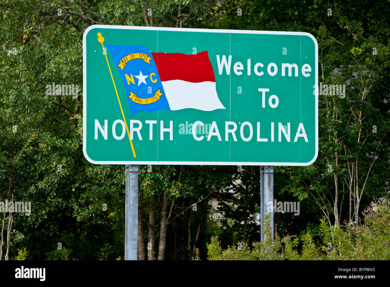 USA, North Carolina, to North Carolina sign Stock Photo Alamy