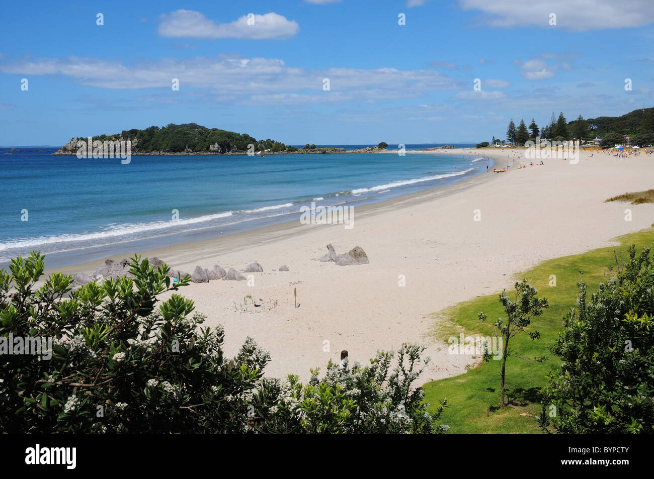Mount Maunganui Beach, New Zealand Stock Photo Alamy