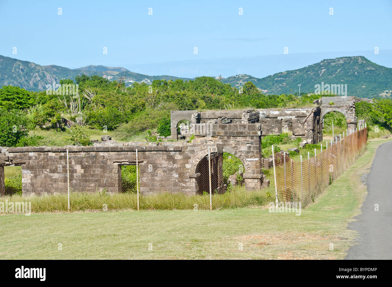 Antigua Blockhouse Fort ruins tourist attraction and shore excursion