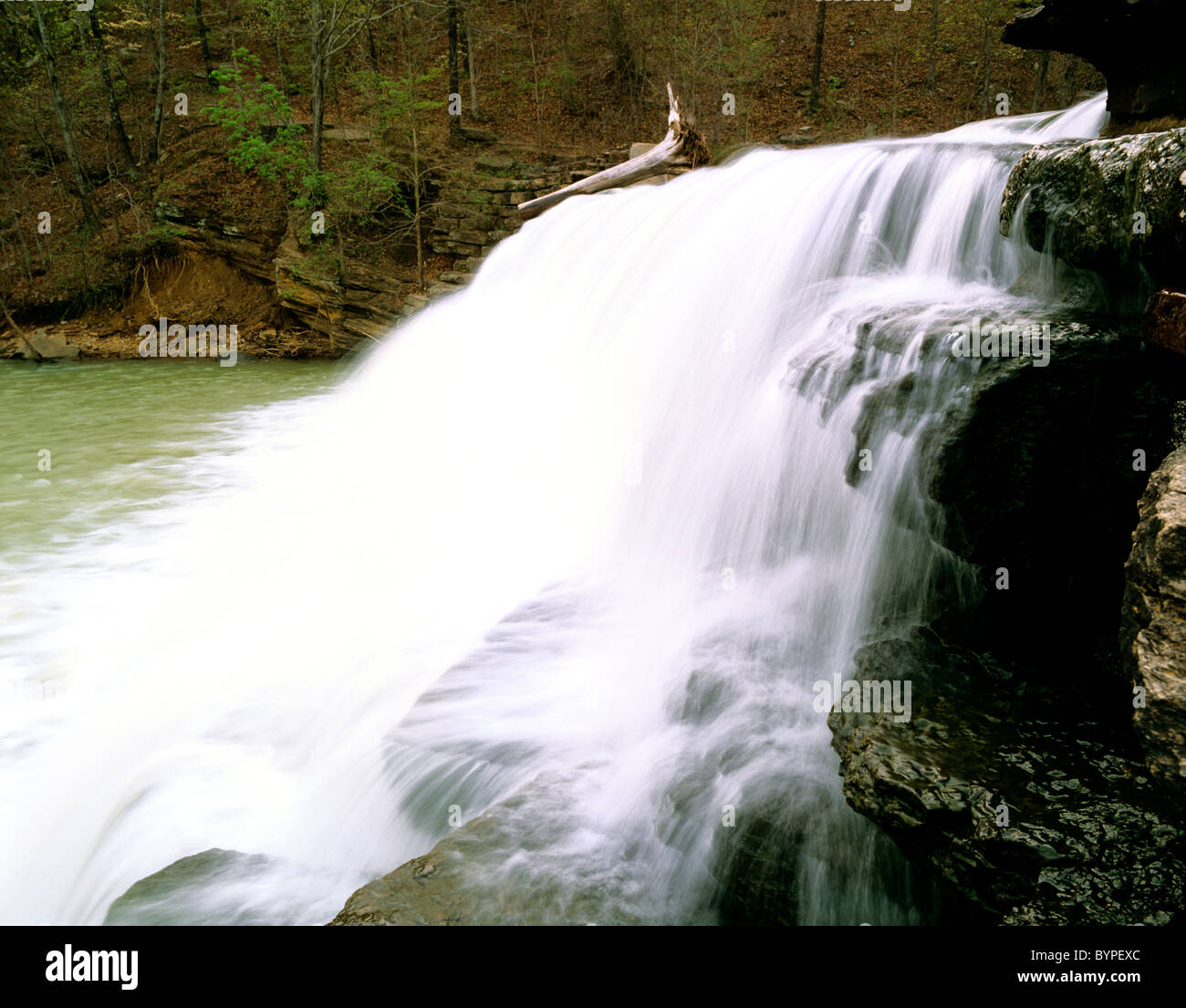 Devil's Den falls Stock Photo - Alamy