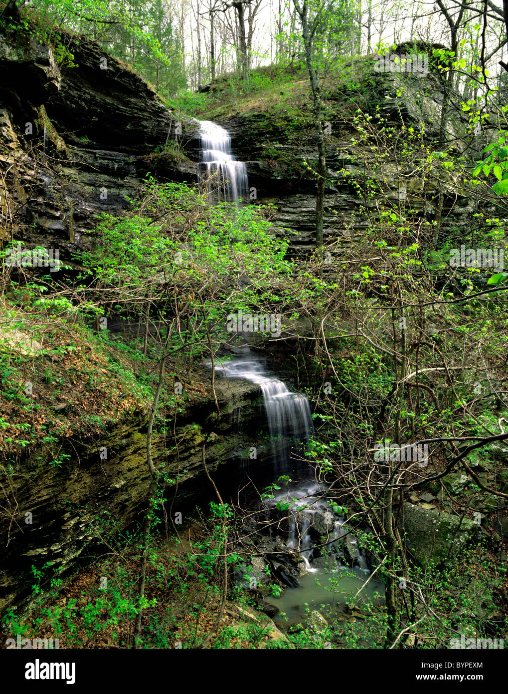 Devil's Den falls Stock Photo - Alamy