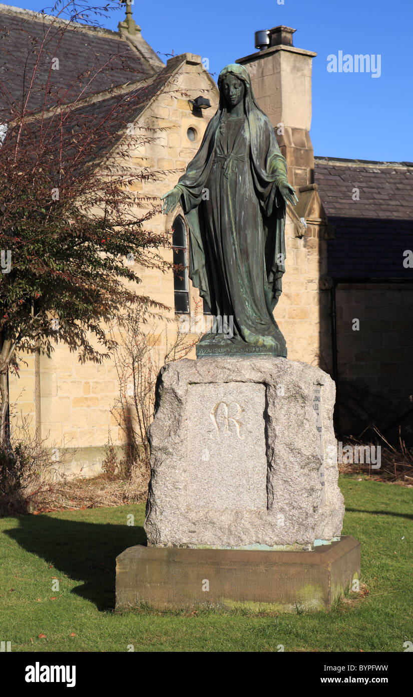 Statue of Our Lady, St Joseph's RC church, Birtley, north east England ...