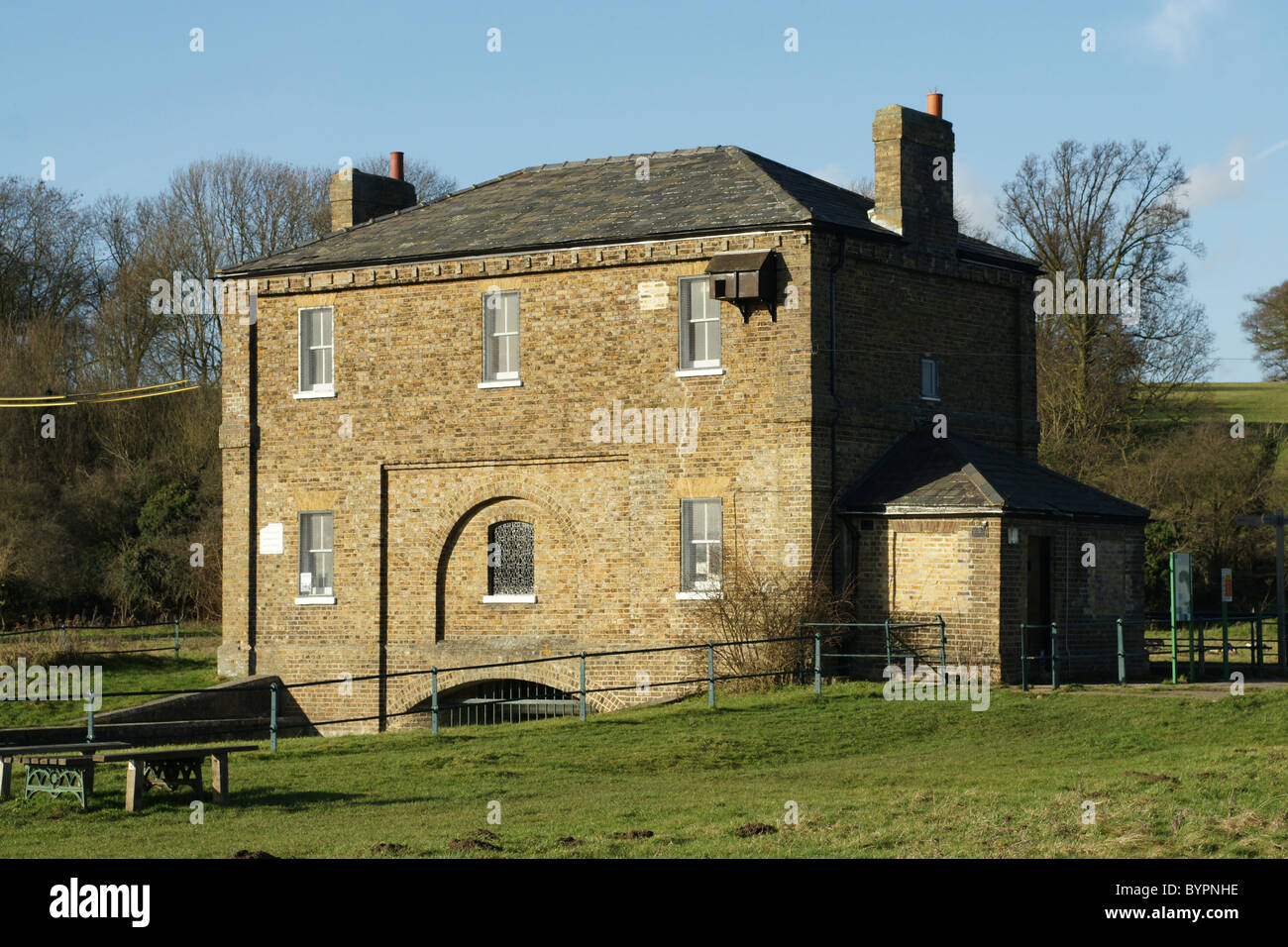 New Gauge House Stock Photo Alamy