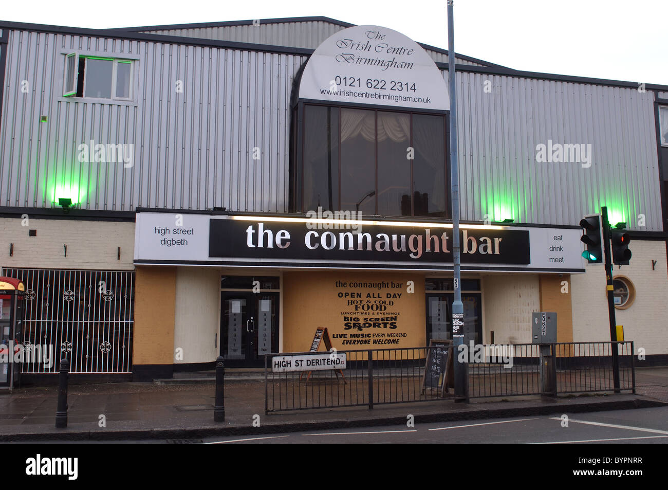 The Connaught Bar, Digbeth, Birmingham, UK Stock Photo