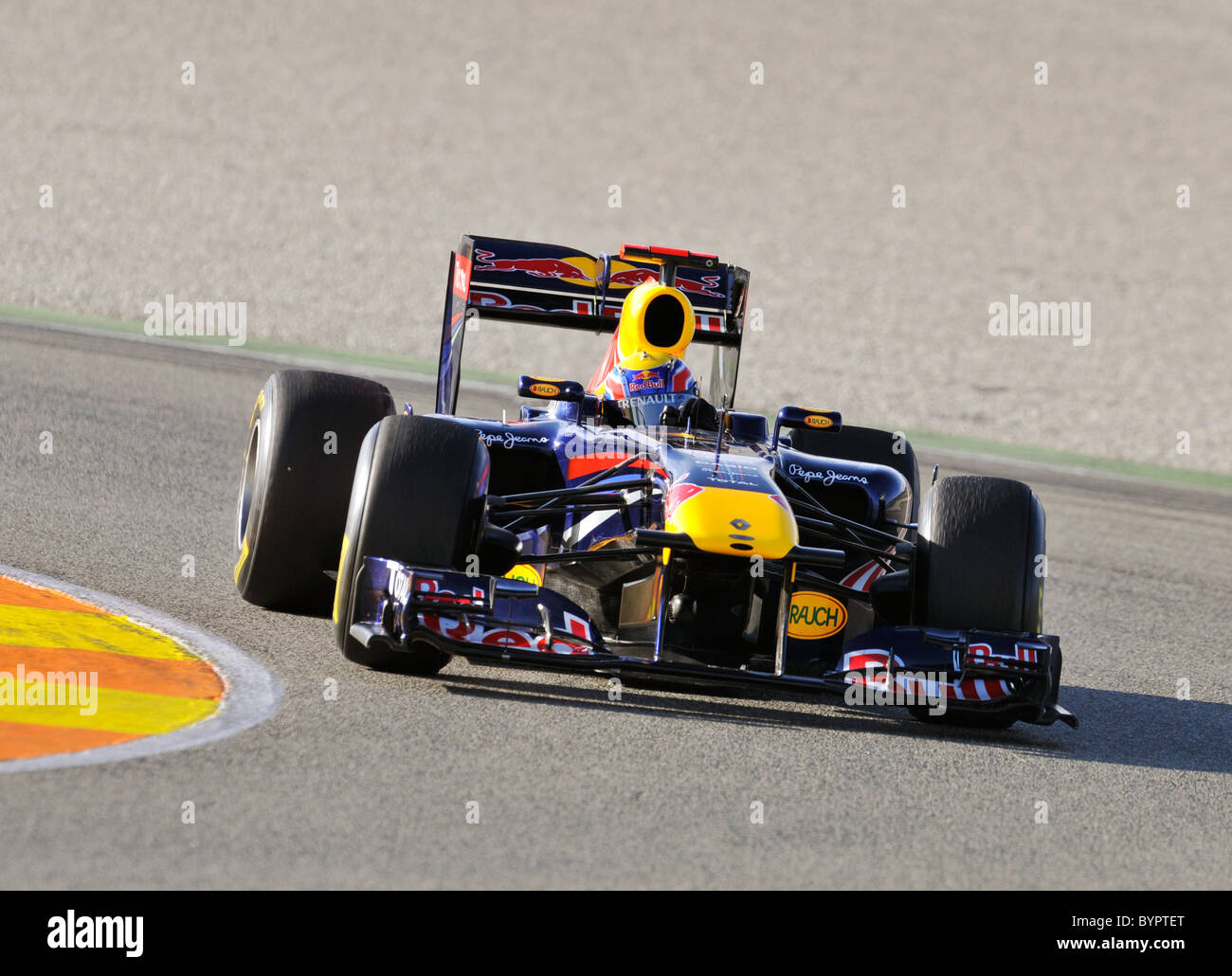 Red Bull Racing Rb7 Mark Webber (AUS) in the Red Bull Racing RB7 Formula One race car Stock ...