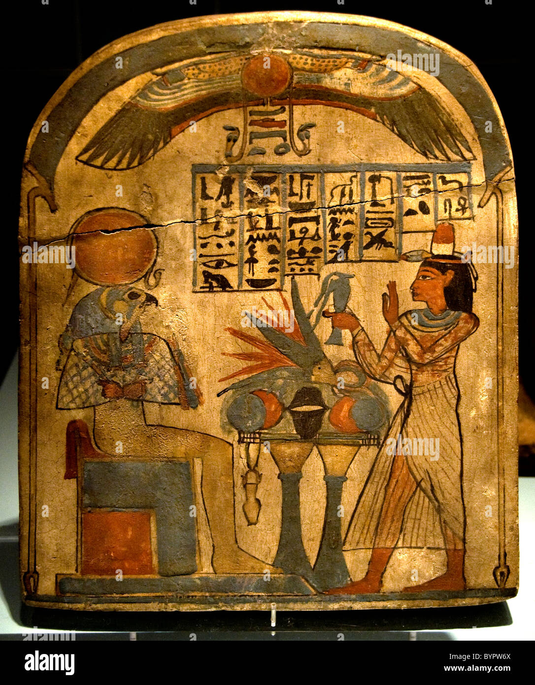 Museum Egypt Antiquity Pharaoh god goddess culture Stock Photo