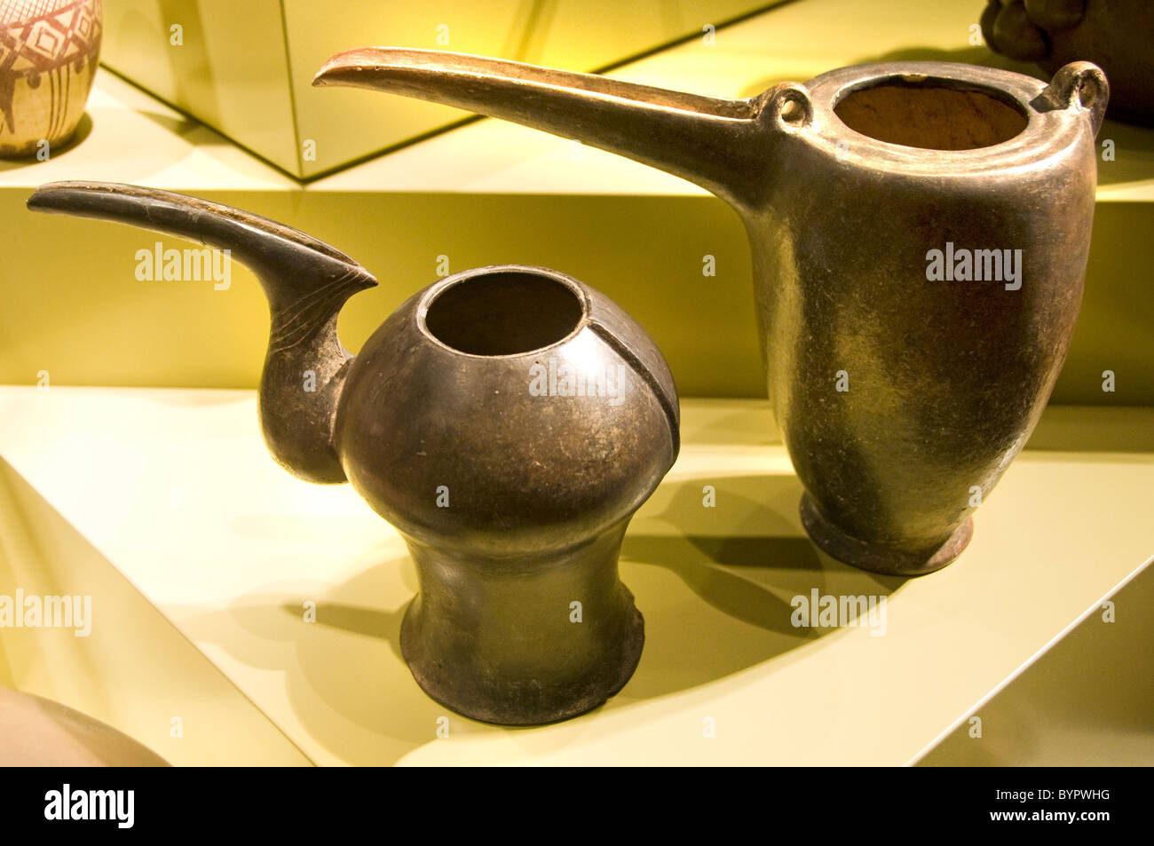 Spouted jug jugs Amlash Iran's Caspian Sea 1000 - 800 BC Stock Photo