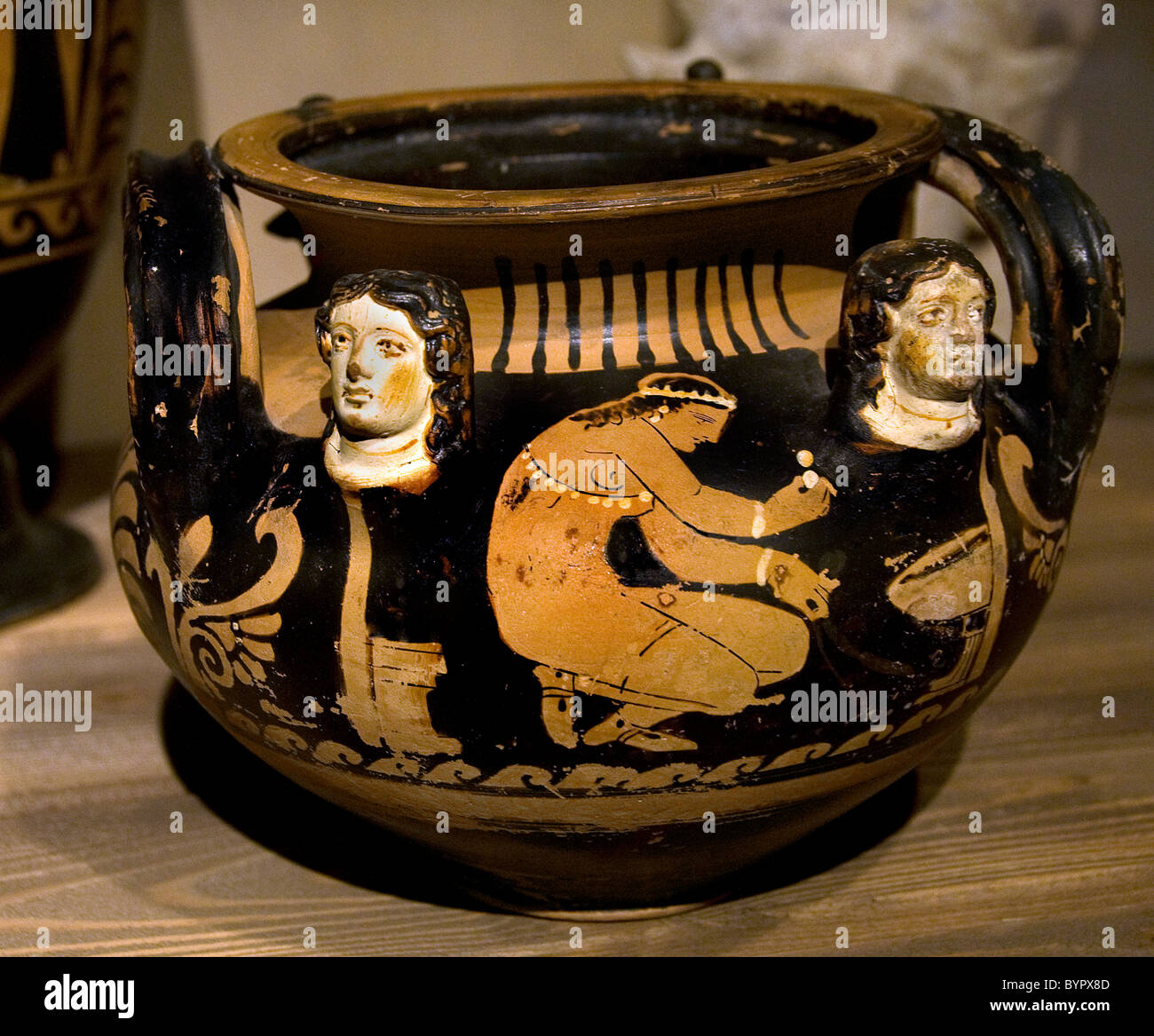 pottery earthenware wine jug 500 BC Greek Greece Stock Photo Alamy