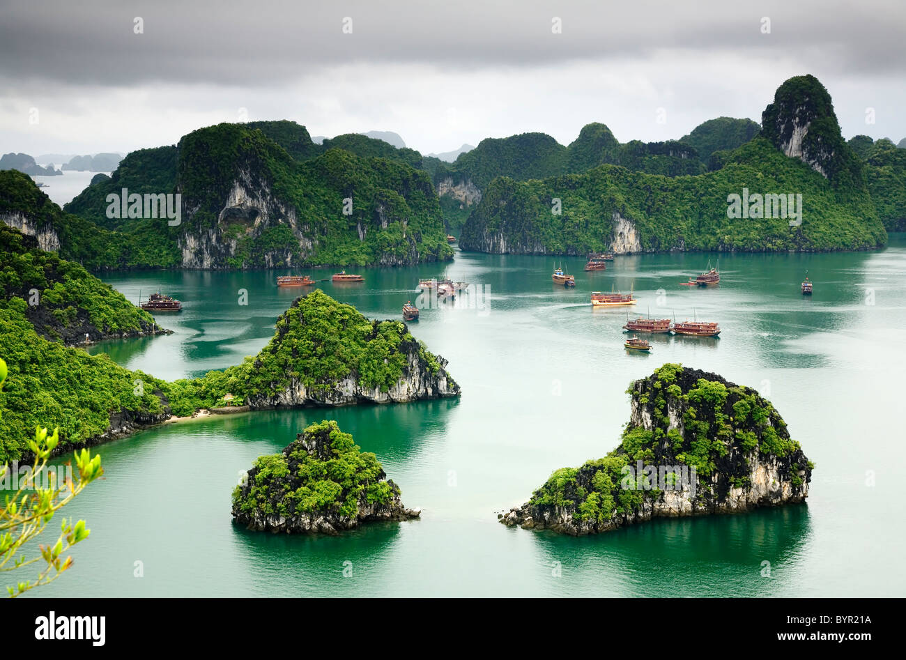 Ha Long Bay. Quang Ninh province, Vietnam, Asia. Stock Photo