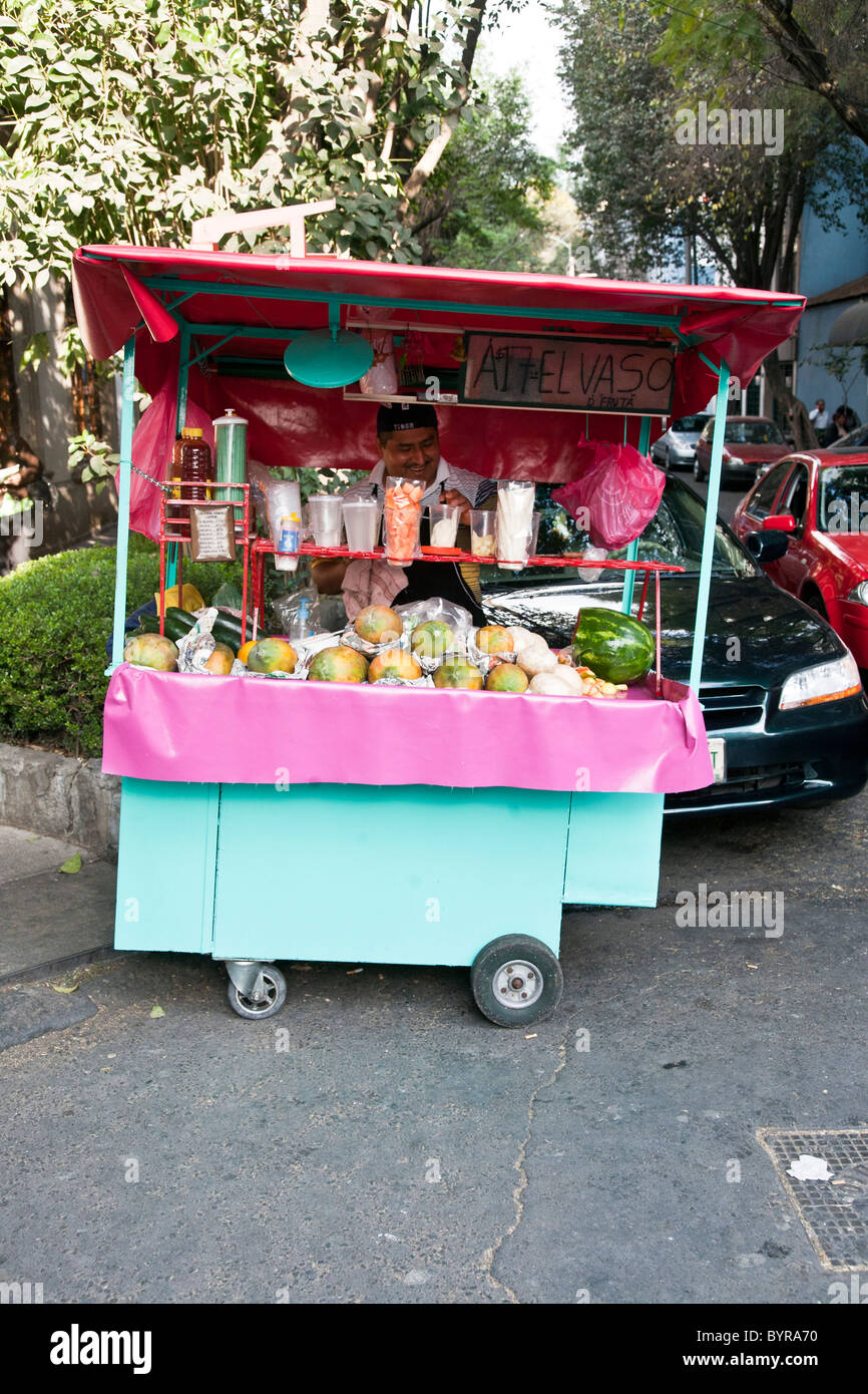 Street vendors selling mexican in hi-res stock photography and images
