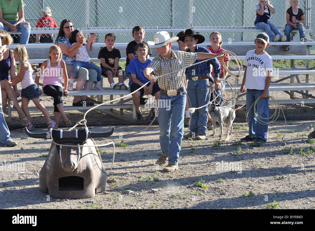 Girl, Girls, Boy, Boys, Roping, Child, Children, Bull Roping, Salmon