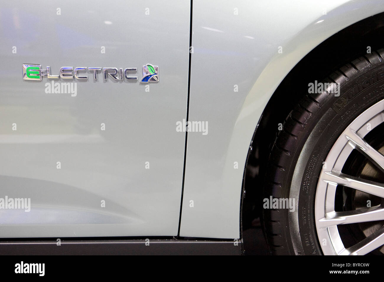 A Ford electric car at the Washington Auto Show Stock Photo Alamy