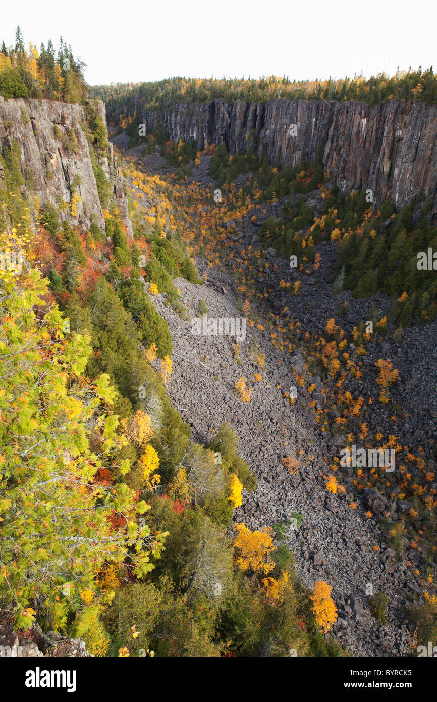 ouimet canyon near thunder bay; ontario, canada Stock Photo Alamy