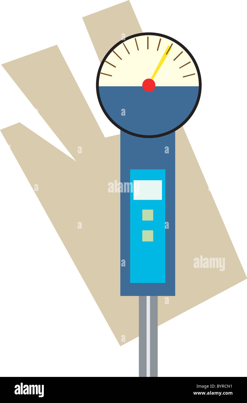 Pressure gauge illustration hi-res stock photography and images - Alamy