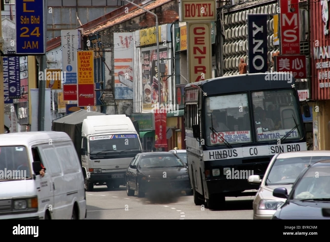 Heavy traffic is causing air pollution as people are driving vehicles