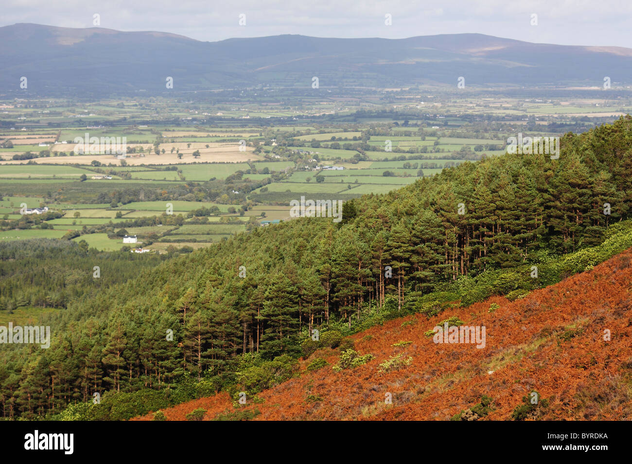 the vee valley in the munster region; county tipperary, ireland Stock