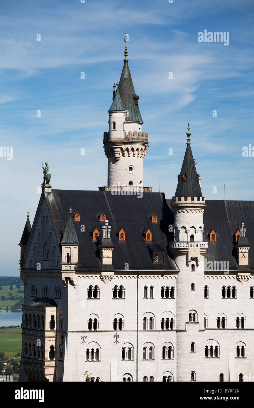 side view of a bavarian castle; fussen, germany Stock Photo - Alamy