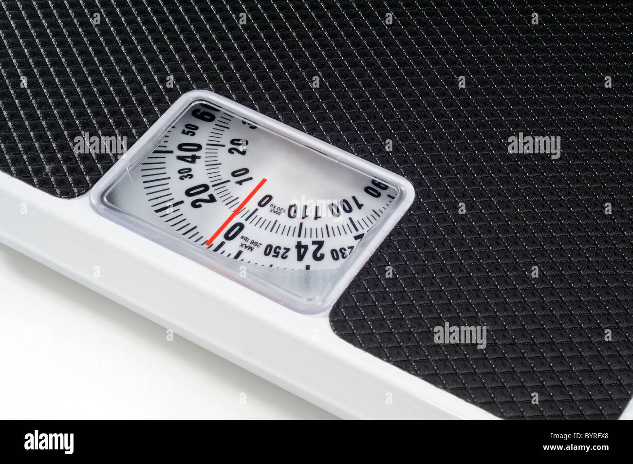 Traditional Style Bathroom Scales Stock Photo