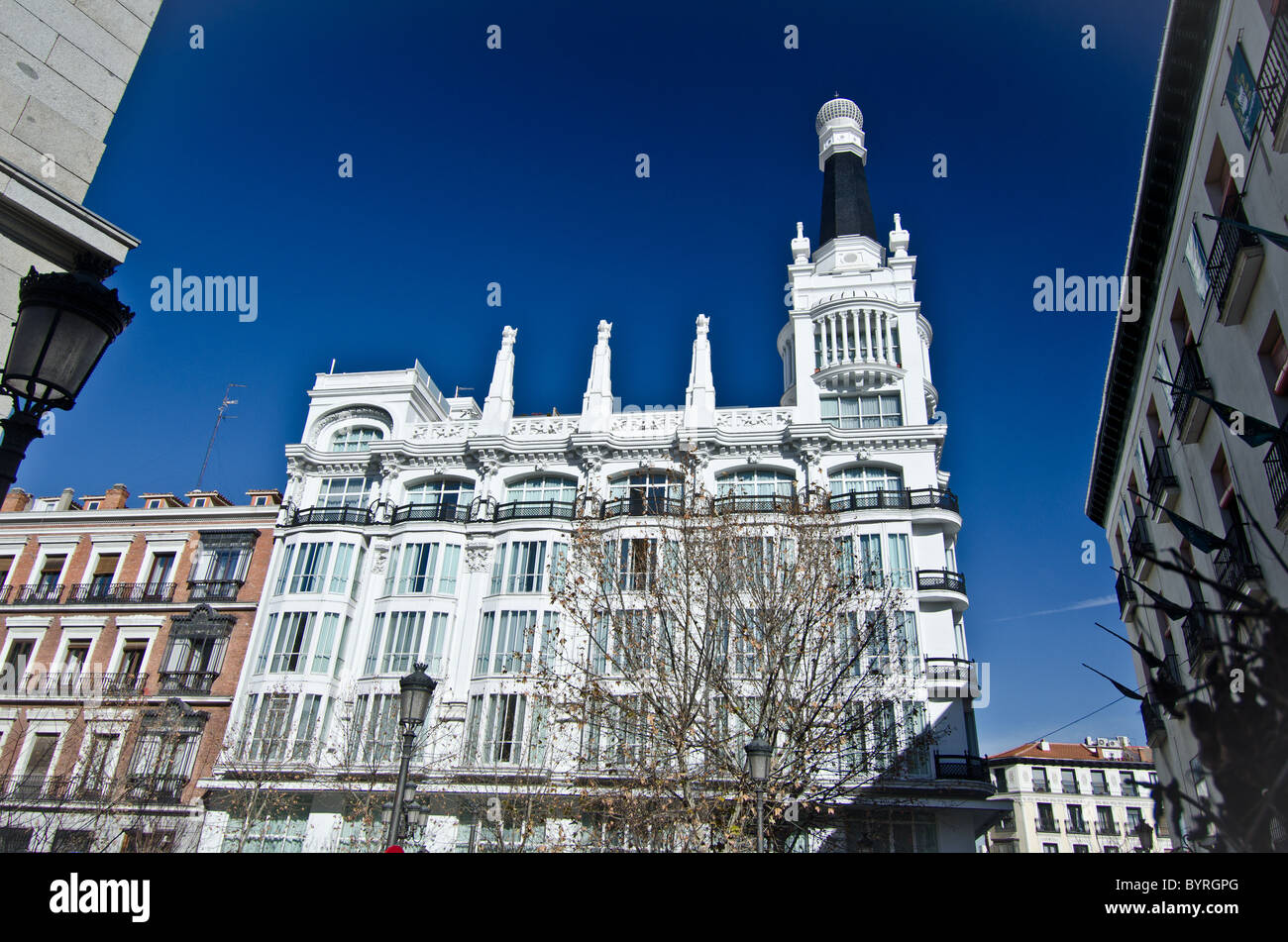 Plaza de Santa Ana Madrid Stock Photo - Alamy